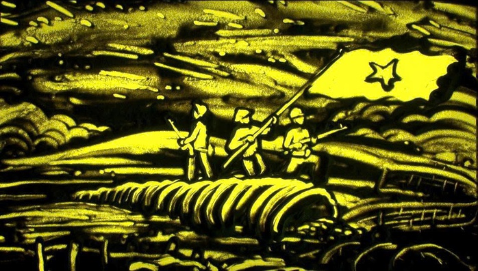 Ấn tượng nghệ sĩ tranh c&aacute;t Nguyễn Tiến    - Ảnh 1.