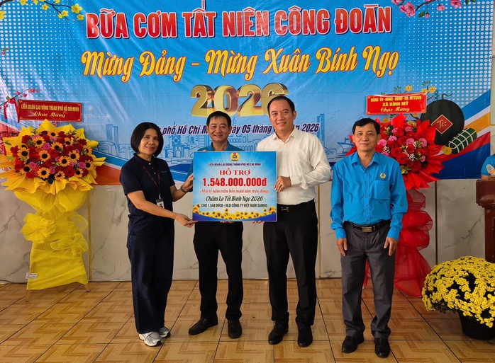 Hơn 8.200 lao động sum vầy trong "Bữa cơm tất ni&ecirc;n C&ocirc;ng đo&agrave;n" - Ảnh 3.