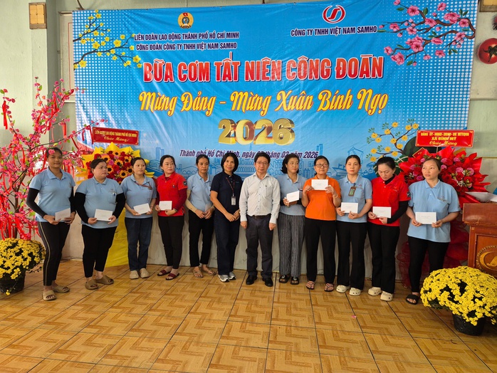 Hơn 8.200 lao động sum vầy trong "Bữa cơm tất ni&ecirc;n C&ocirc;ng đo&agrave;n" - Ảnh 6.