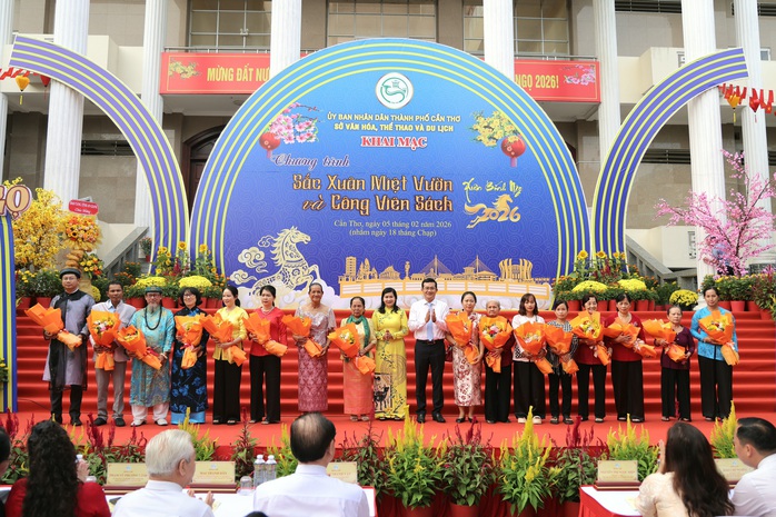 Một điểm check-in Tết vừa ra mắt ở Cần Thơ - Ảnh 1.