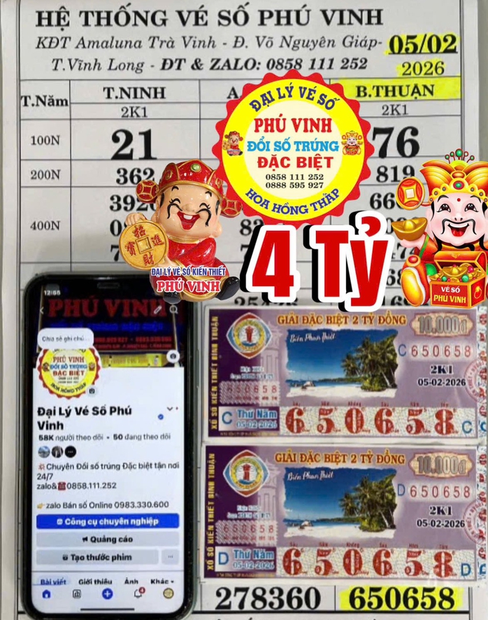 Kết quả Xổ số miền Nam ng&agrave;y 6 - 2: Nhiều người tr&uacute;ng độc đắc dịp gi&aacute;p Tết - Ảnh 2.