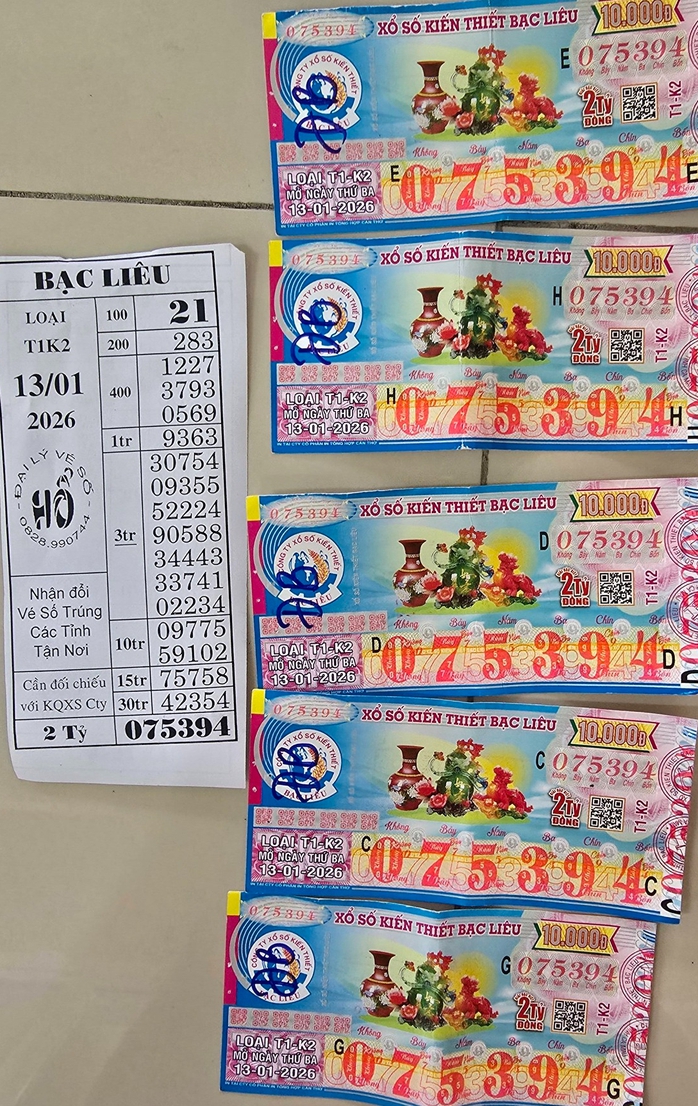 Xổ số miền Nam: Độc đắc li&ecirc;u tục &ldquo;nổ&rdquo; tại đại l&yacute; Hổ ở miền T&acirc;y - Ảnh 1.