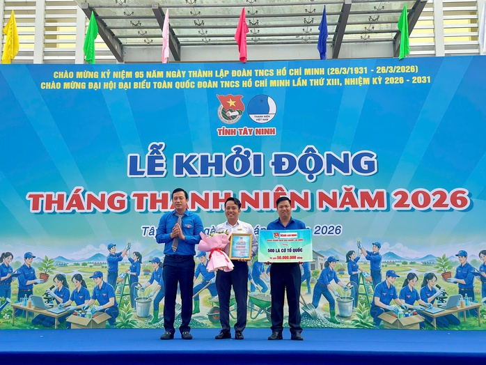 VIDEO: Khởi động Th&aacute;ng Thanh ni&ecirc;n 2026 với nhiều hoạt động &yacute; nghĩa tại T&acirc;y Ninh - Ảnh 2.