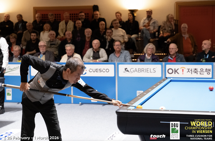 Quật ng&atilde; cựu vương, tuyển Việt Nam v&agrave;o b&aacute;n kết billiards đồng đội thế giới - Ảnh 1.