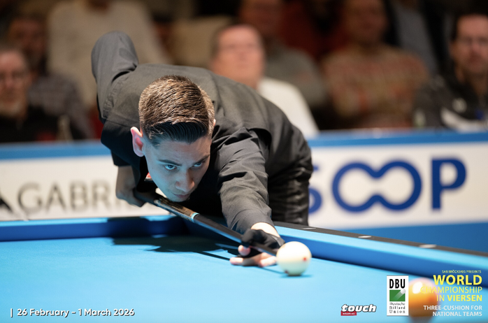 Đánh bại chủ nhà Đức, Quyết Chiến và Thanh Tự vô địch billiards carom thế giới - Ảnh 3.