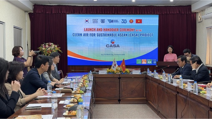 H&agrave;n Quốc b&agrave;n giao trạm quan trắc kh&ocirc;ng kh&iacute; cho Việt Nam - Ảnh 1.