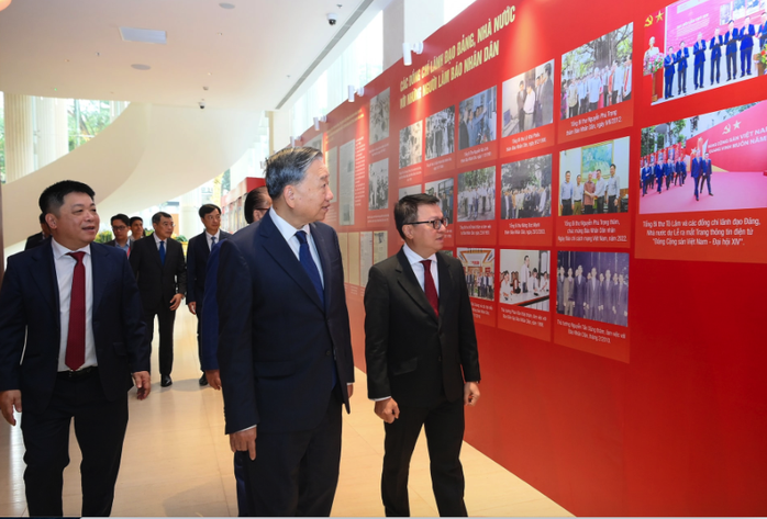 Tổng B&iacute; thư T&ocirc; L&acirc;m: B&aacute;o Nh&acirc;n D&acirc;n phải l&agrave; "l&aacute; chắn" v&agrave; "trạm cảm biến" th&ocirc;ng tin nhanh nhạy - Ảnh 5.