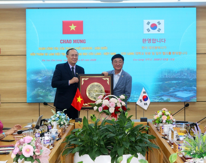 Trường Đại học Cửu Long mở rộng mối quan hệ hợp t&aacute;c với c&aacute;c đối t&aacute;c ở H&agrave;n Quốc - Ảnh 3.