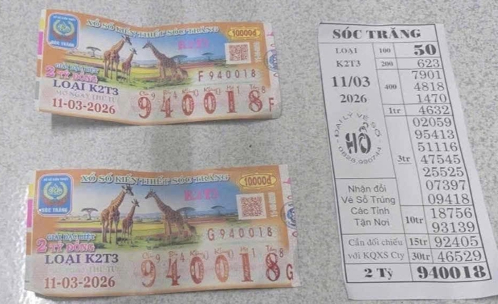 Xổ số miền Nam ng&agrave;y 12 - 3: 11 V&eacute; tr&uacute;ng giải độc đắc được c&ocirc;ng bố - Ảnh 1.