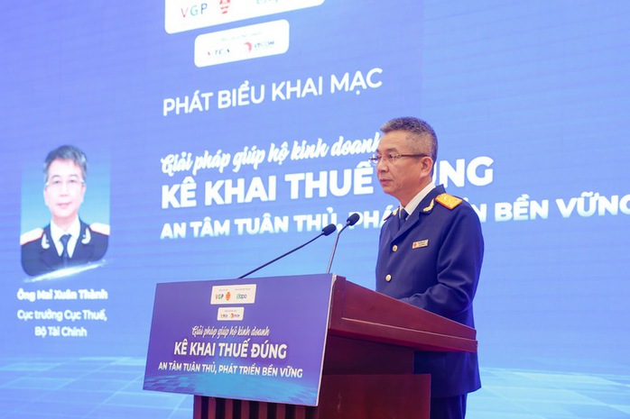 Cục trưởng Cục Thuế: Kh&ocirc;ng xử phạt hộ kinh doanh trong giai đoạn đầu bỏ thuế kho&aacute;n   - Ảnh 1.