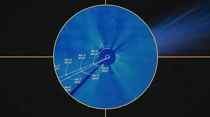 Ng&agrave;y 4-4, một vật thể mới sẽ rực s&aacute;ng giữa trời v&agrave;o ban ng&agrave;y - Ảnh 1.