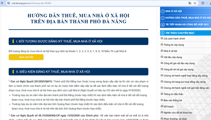 Tiếp cận nh&agrave; ở x&atilde; hội Đ&agrave; Nẵng dễ d&agrave;ng chỉ với 1 c&uacute; nhấp chuột - Ảnh 1.