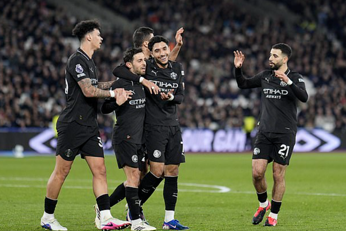 Haaland nhạt nhòa, Man City đánh rơi chiến thắng trước West Ham - Ảnh 2.