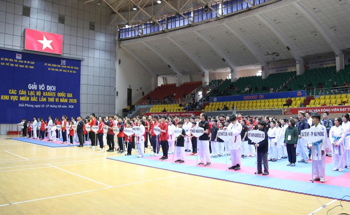Hơn 500 VĐV tranh tài tại Giải Vô địch các CLB Karate quốc gia khu vực miền Bắc - Ảnh 2.
