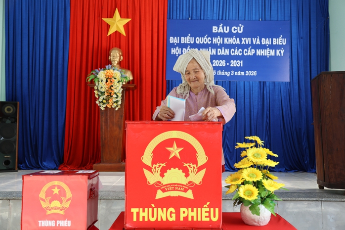 CLIP: Rộn r&agrave;ng ng&agrave;y bầu cử tại Cần Thơ, Vĩnh Long, An Giang, T&acirc;y Ninh - Ảnh 42.