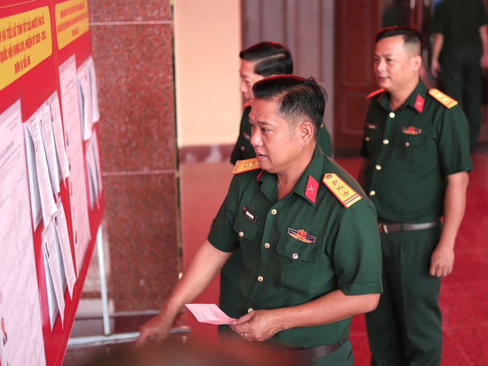 Lực lượng vũ trang TPHCM tham gia bầu cử - Ảnh 5.