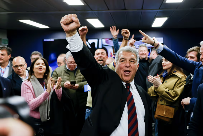 Laporta t&aacute;i đắc cử chủ tịch nhiệm kỳ thứ tư, Barcelona mơ l&ecirc;n đỉnh ch&acirc;u &Acirc;u  - Ảnh 1.