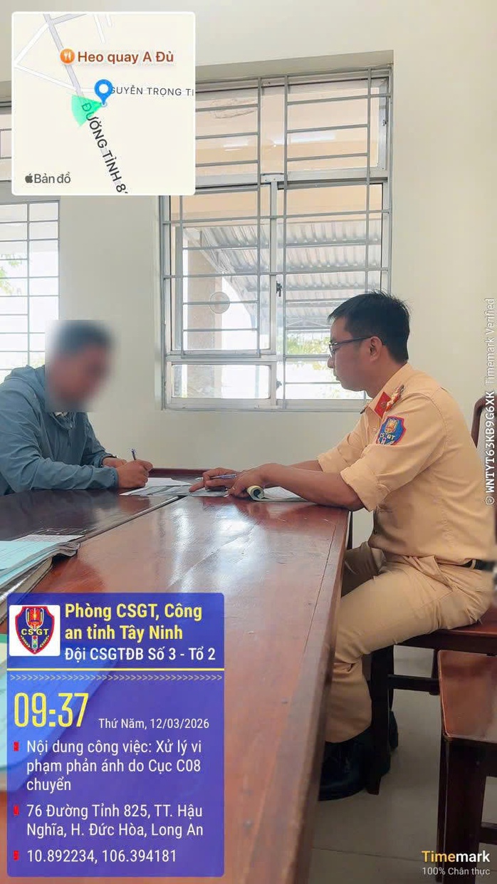 Tài xế ô tô ở Tây Ninh bị xử phạt sau phản ánh của người dân qua VNeTraffic - Ảnh 1. Tài xế ô tô ở Tây Ninh bị xử phạt sau phản ánh của người dân qua VNeTraffic - Ảnh 1.