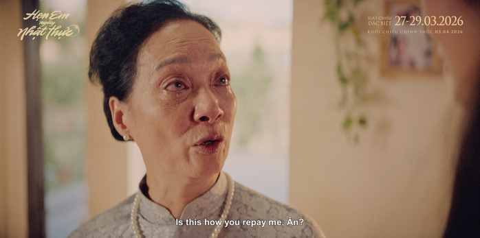 NSND Lê Khanh khóc đỏ mắt vì Thiên Ân cãi lời, quyết yêu chàng thợ điện Khương Lê - Ảnh 2.