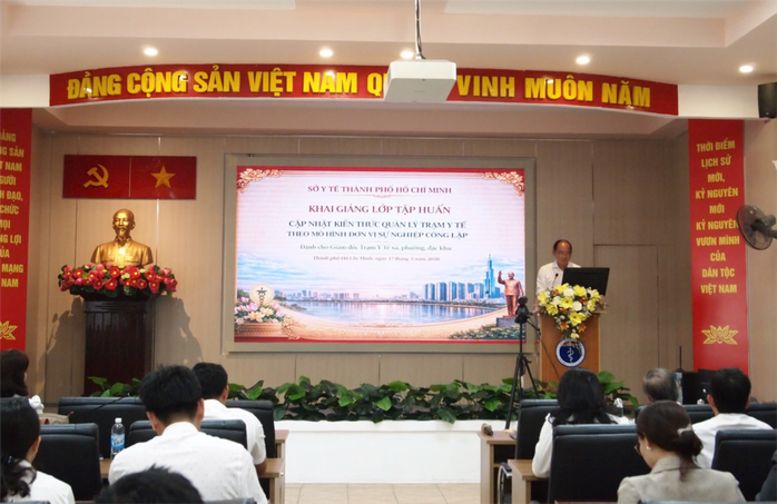 H&agrave;ng trăm gi&aacute;m đốc trạm y tế được tập huấn, hướng đến n&acirc;ng cao năng lực tuyến cơ sở - Ảnh 1.