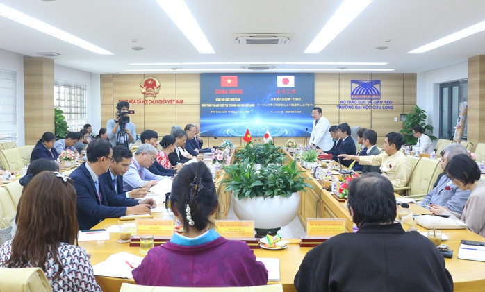 Trường Đại học Cửu Long đẩy mạnh hợp t&aacute;c với c&aacute;c đối t&aacute;c tại Nhật Bản - Ảnh 1.