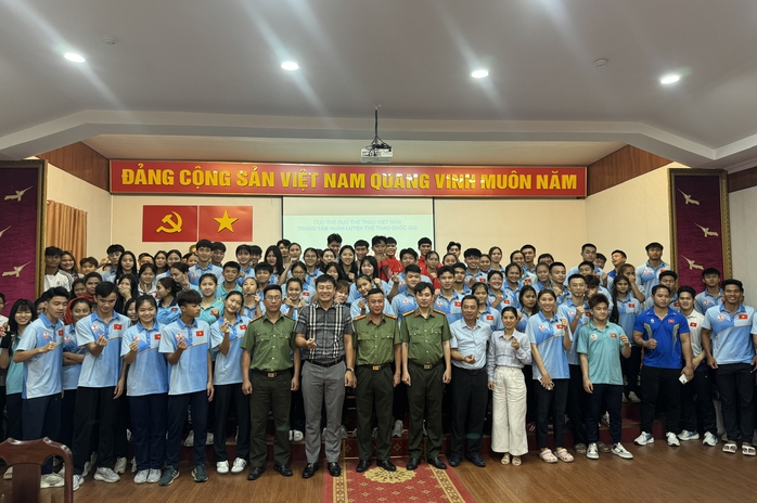 Tuy&ecirc;n truyền kiến thức ph&aacute;p luật cho HLV, VĐV tại Trung t&acirc;m Huấn luyện thể thao Quốc gia - Ảnh 3.