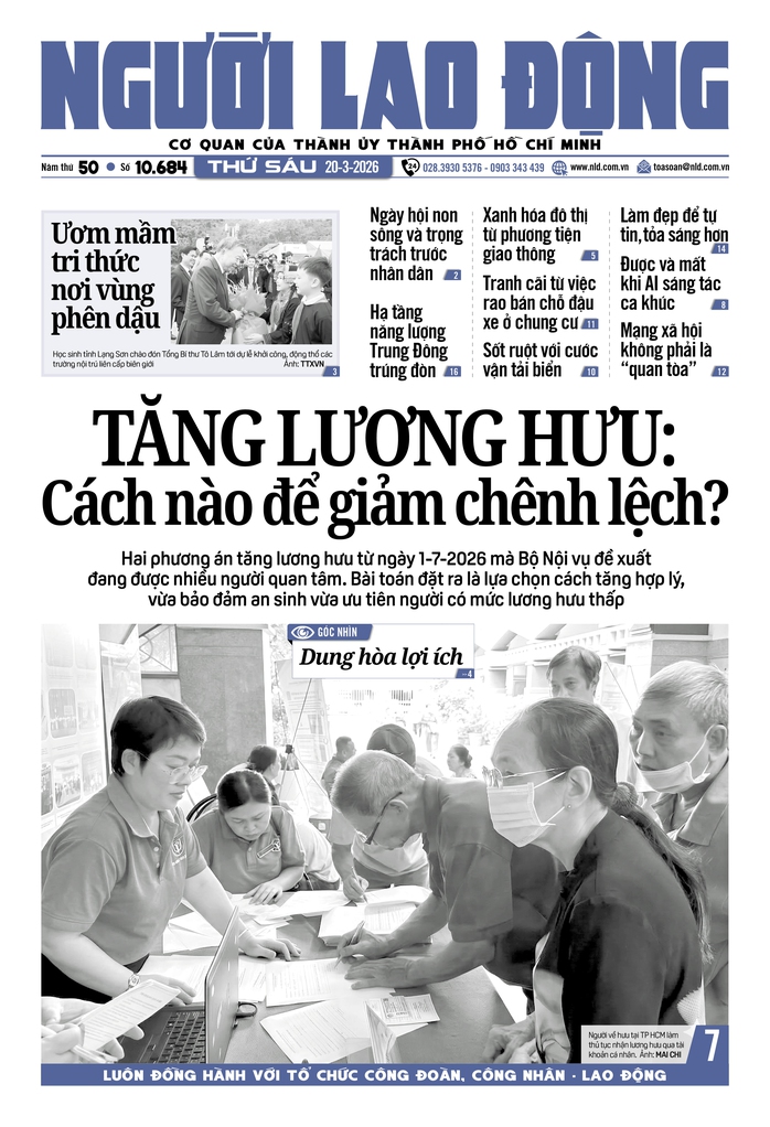 B&aacute;o in Người Lao Động 20-3: Mạng x&atilde; hội kh&ocirc;ng phải l&agrave; "quan t&ograve;a" - Ảnh 1.