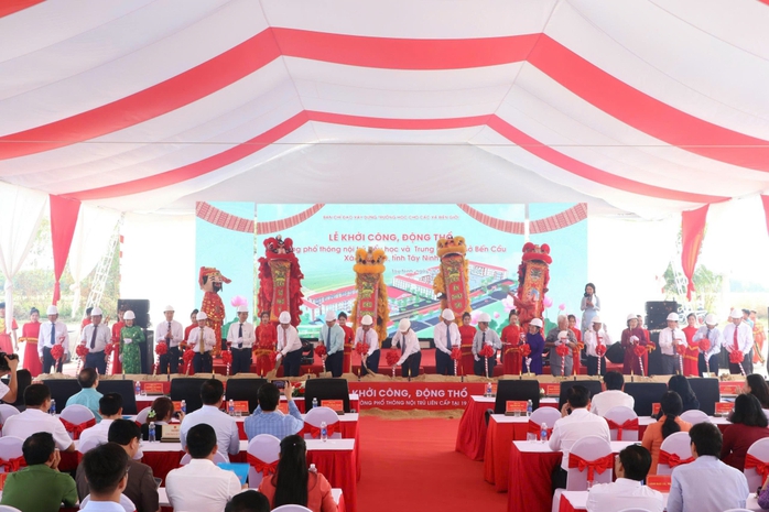 Tây Ninh khởi công 19 trường nội trú vùng biên với Tổng đầu tư 3 . 900 Tỉ đồng - Ảnh 3.