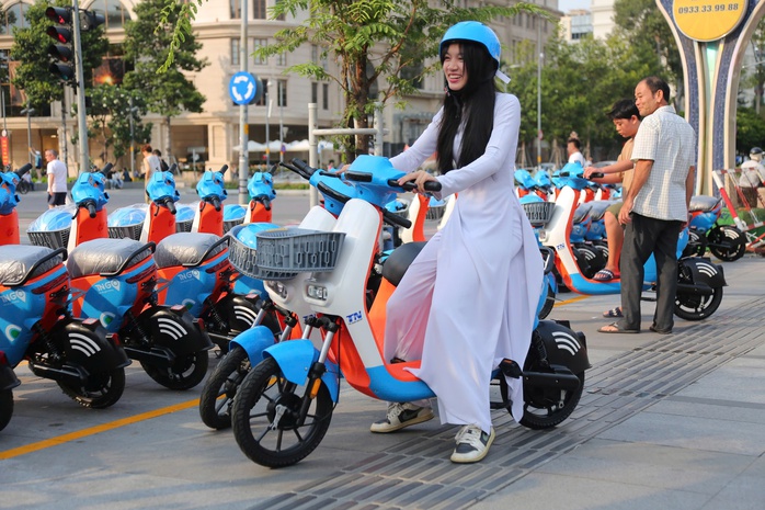 TP HCM mở th&ecirc;m 37 trạm xe đạp điện c&ocirc;ng cộng - Ảnh 1.