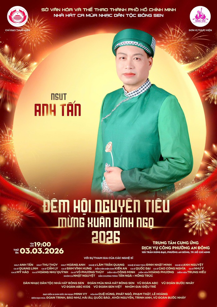 Đàm Vĩnh Hưng, Cẩm Ly, Quang Linh hội ngộ trong "Đêm hội Nguyên Tiêu 2026" - Ảnh 2.