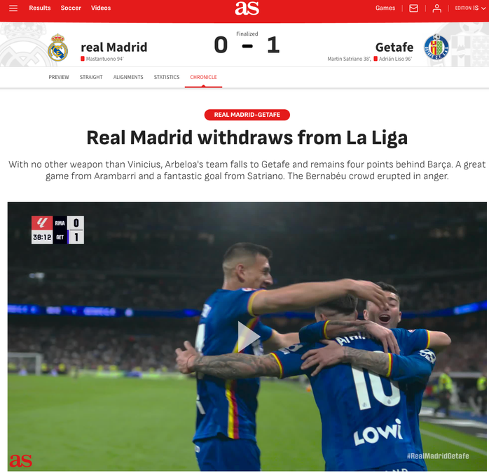 Gục ngã sân nhà Bernabeu, Real Madrid hụt hơi cuộc đua vô địch - Ảnh 6.