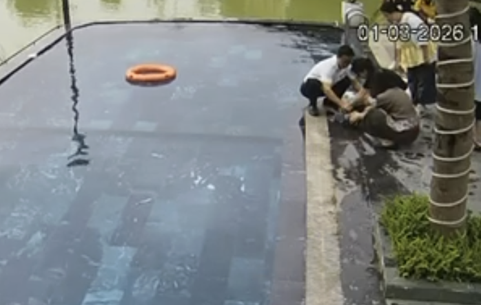 Trẻ 3 tuổi đuối nước trong khu nghỉ dưỡng - Ảnh 1.