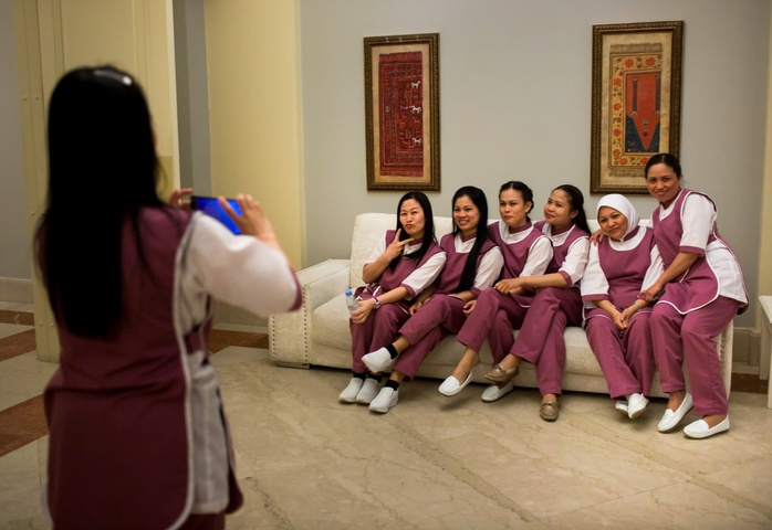 Lao động Việt giữa tâm điểm căng thẳng Trung Đông - Ảnh 1.