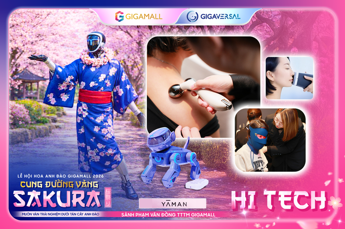 Ngắm sakura tại Lễ hội Hoa Anh đ&agrave;o Gigamall 2026 quy m&ocirc; bậc nhất TPHCM - mở cửa miễn ph&iacute; suốt 6 tuần - Ảnh 4.