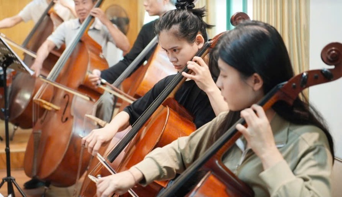 Hòa nhạc kỷ niệm 70 năm thành lập Học viện Âm nhạc - Ảnh 1. Hòa nhạc kỷ niệm 70 năm thành lập Học viện Âm nhạc - Ảnh 1.