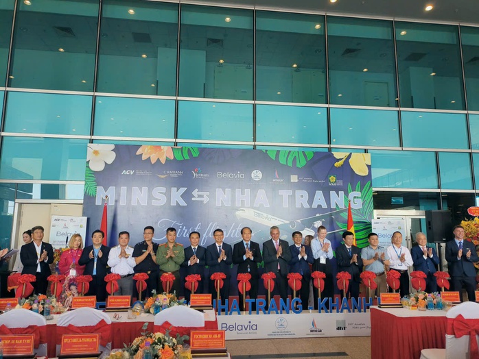 Khai trương đường bay thẳng Belarus – Khánh Hòa - Ảnh 1.