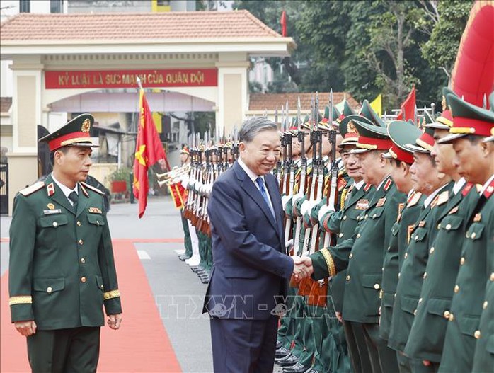 Tổng B&iacute; thư T&ocirc; L&acirc;m khẳng định vai tr&ograve; Binh chủng C&ocirc;ng binh trong lịch sử Việt Nam 2026 - Ảnh 1.