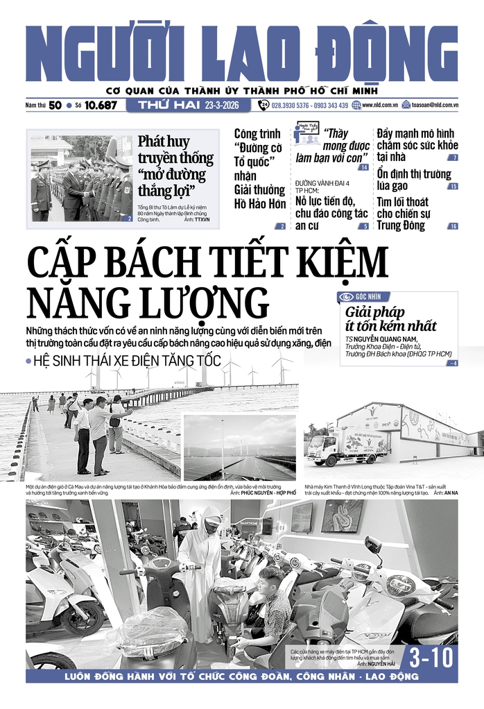 B&aacute;o in ng&agrave;y 23-3: Hệ sinh th&aacute;i xe điện tăng tốc - Ảnh 1.