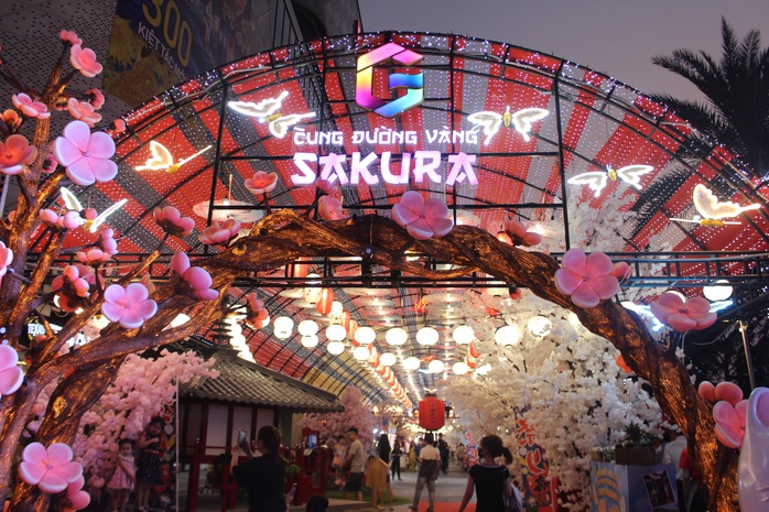 Lễ hội Hoa Anh đào, tái hiện không gian Nhật Bản độc đáo - Ảnh 1.