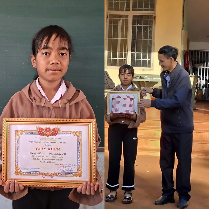 Nhặt được v&iacute; chứa hơn 18 triệu đồng, học sinh lớp 6 trả lại người mất - Ảnh 1.