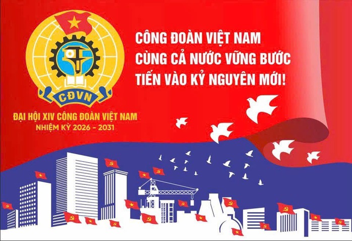 C&ocirc;ng bố biểu trưng Đại hội XIV C&ocirc;ng đo&agrave;n Việt Nam - Ảnh 9.