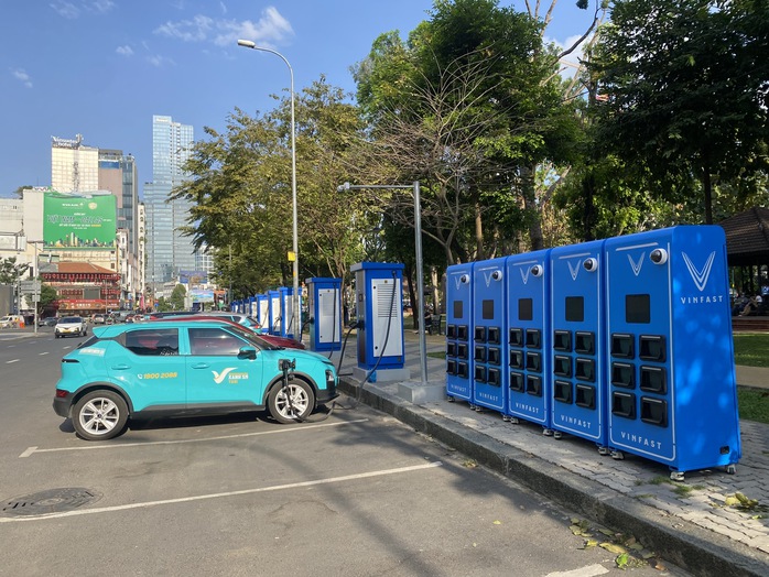 TPHCM c&ocirc;ng bố 222 vị tr&iacute; tủ đổi pin xe m&aacute;y điện cho năm 2026 - Ảnh 1.