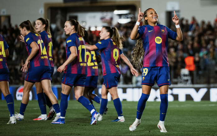 Barcelona đại thắng "siêu kinh điển" ở tứ kết Champions League nữ - Ảnh 6.