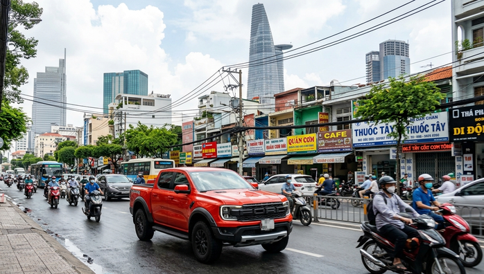 Xe b&aacute;n tải c&oacute; bị hạn chế lưu th&ocirc;ng trong nội đ&ocirc; TPHCM? - Ảnh 1.