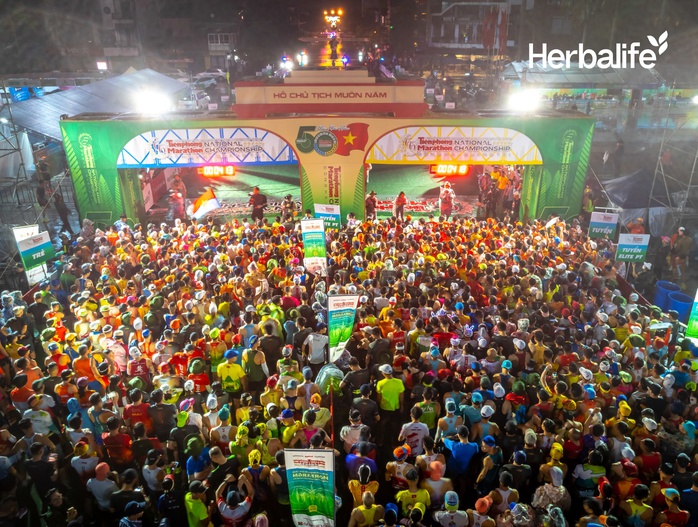 Marathon Tiền Phong 2026 chính thức khai mạc, Herbalife Việt Nam tiếp tục là nhà tài trợ chính - Ảnh 1.