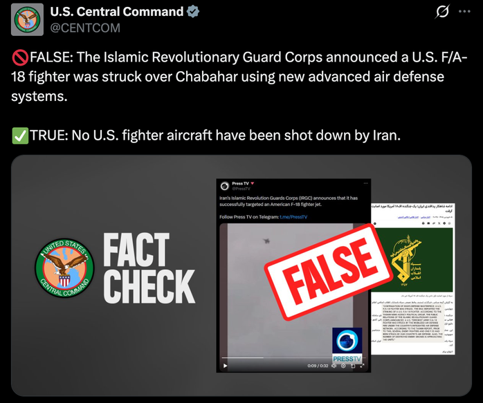 VIDEO: Iran tuy&ecirc;n bố bắn tr&uacute;ng ti&ecirc;m k&iacute;ch F-18 của Mỹ, Washington b&aacute;c bỏ - Ảnh 2.