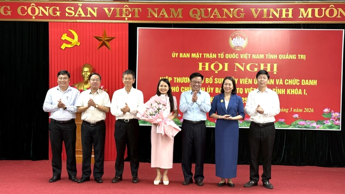 Trần Thị Thu được cử l&agrave;m Ph&oacute; Chủ tịch MTTQ tỉnh Quảng Trị nhiệm kỳ 2025 - 2030 - Ảnh 1.