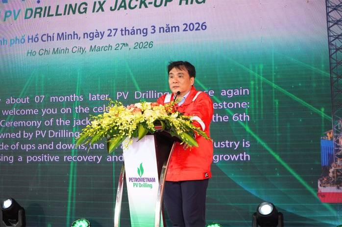 A Close-up Look at PV Drilling’s Most Modern "Super Rig" Officially Named in Ho Chi Minh City - Ảnh 1.