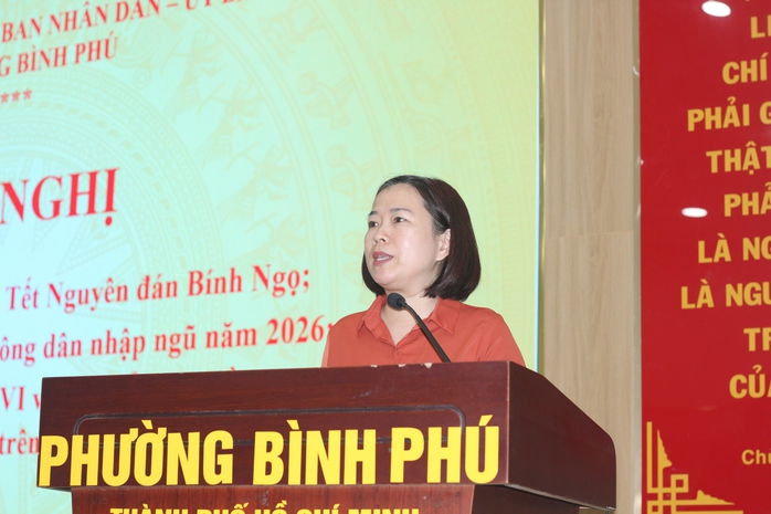 Phường B&igrave;nh Ph&uacute; tập trung ho&agrave;n thiện bộ m&aacute;y sau th&agrave;nh c&ocirc;ng của cuộc bầu cử - Ảnh 1.