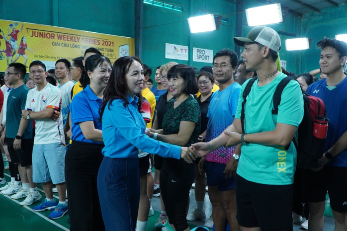 Phường Xuân Hòa tổ chức giải cầu lông Chương trình "Giờ thứ 9" - Ảnh 6.